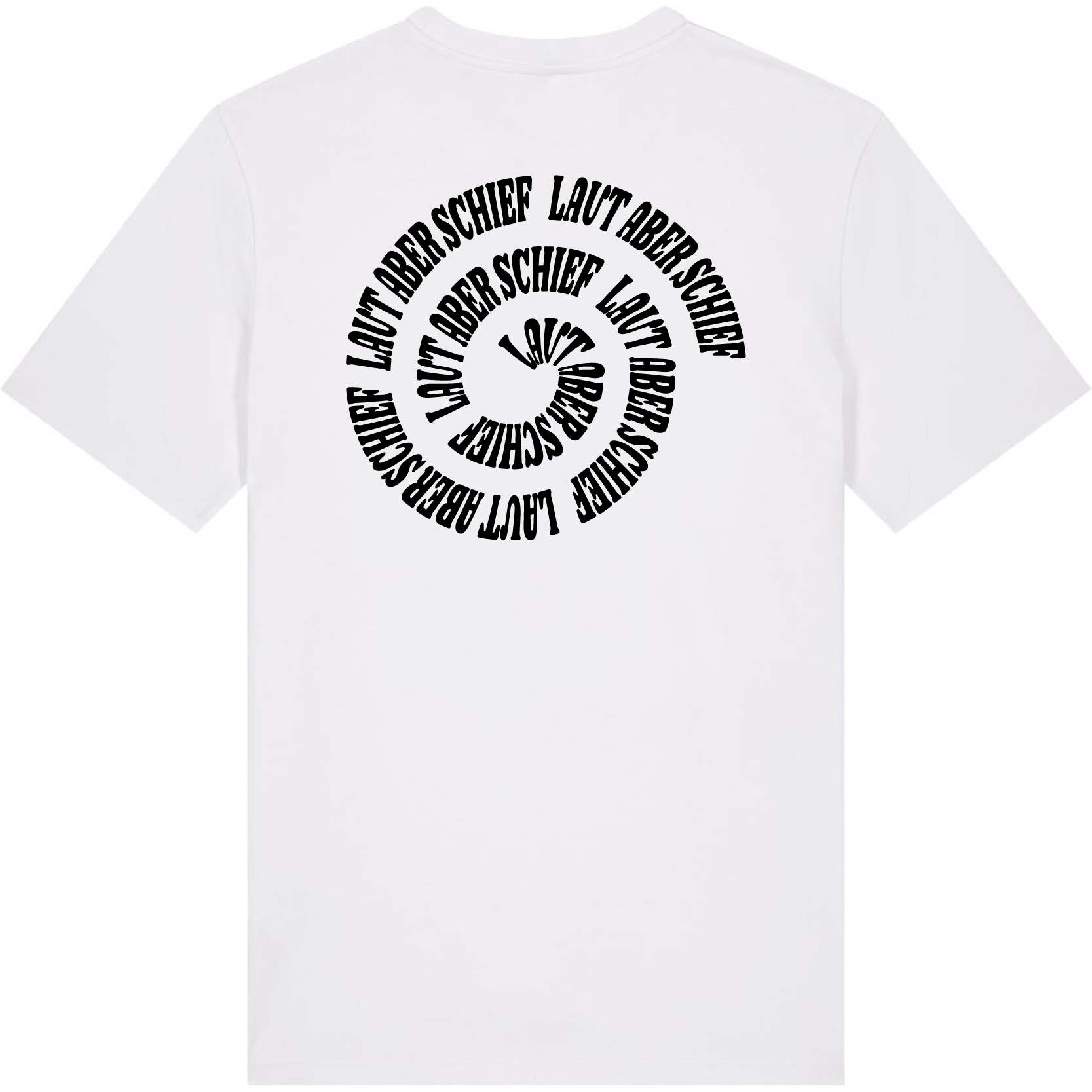 T-Shirt White - Spirale/Black