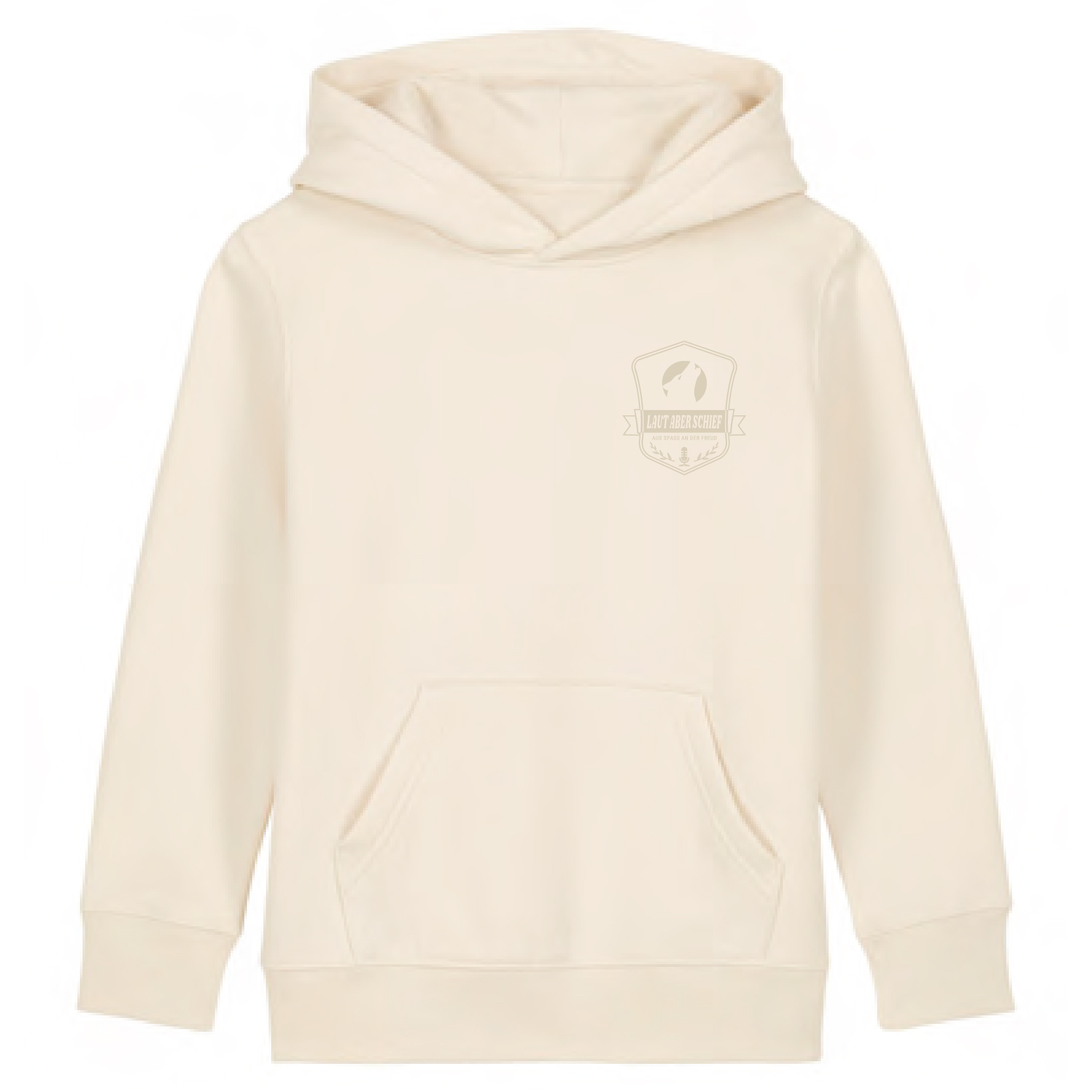 PÄNZ-Kapuzenpullover Natural Raw - Ton in Ton