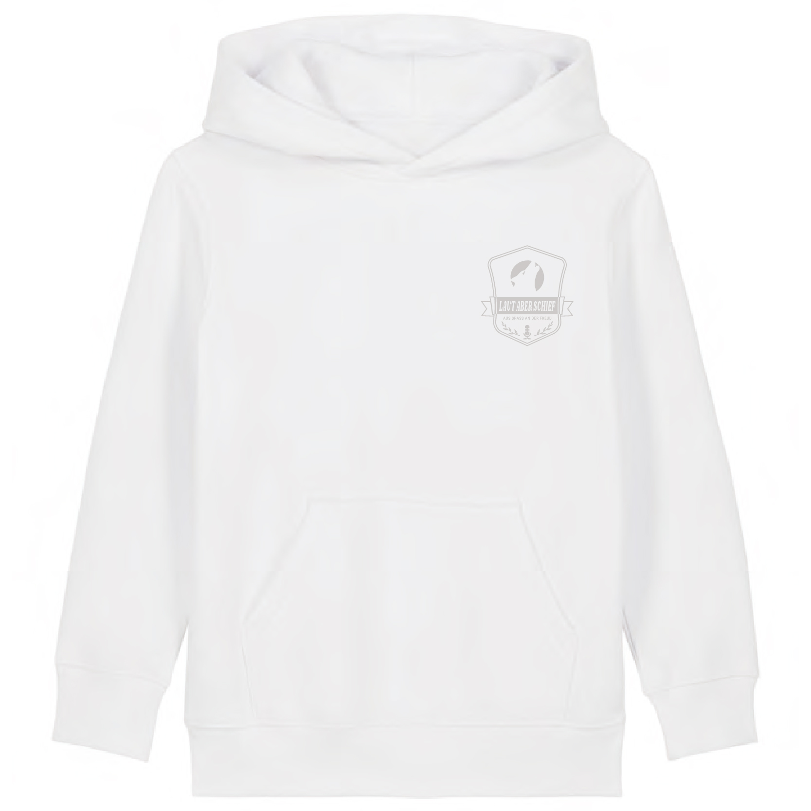 PÄNZ-Kapuzenpullover White - Ton in Ton