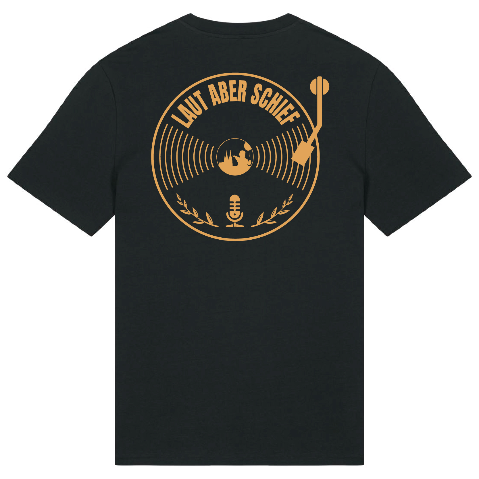 T-Shirt Black - NOHKÖLLEJONN/Schallplatte-Gold 3.0