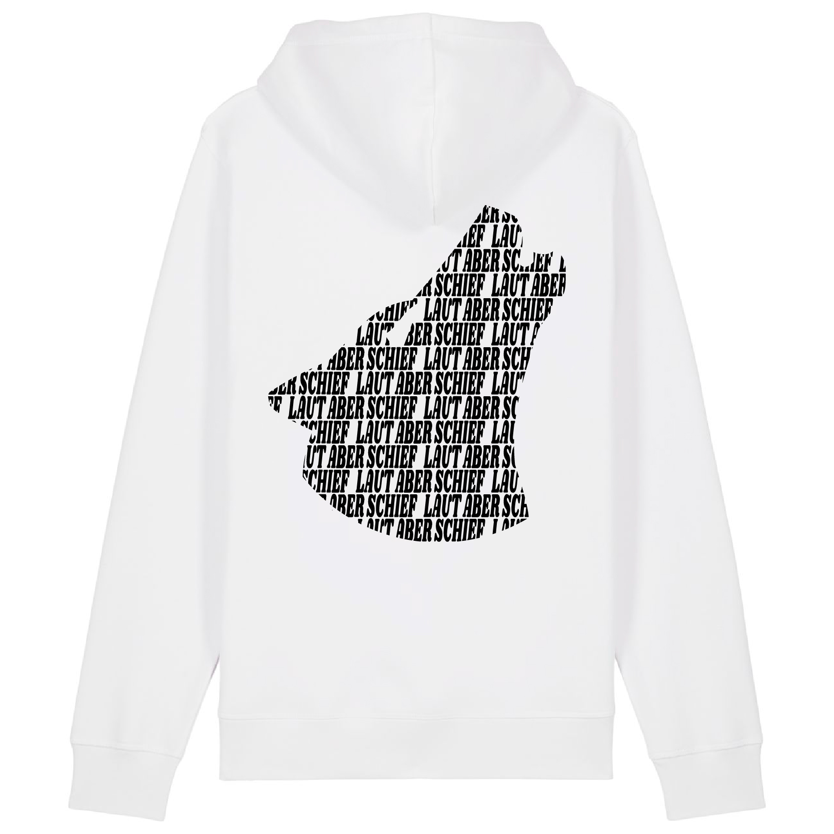 Kapuzenpullover White - Wolf/Black  