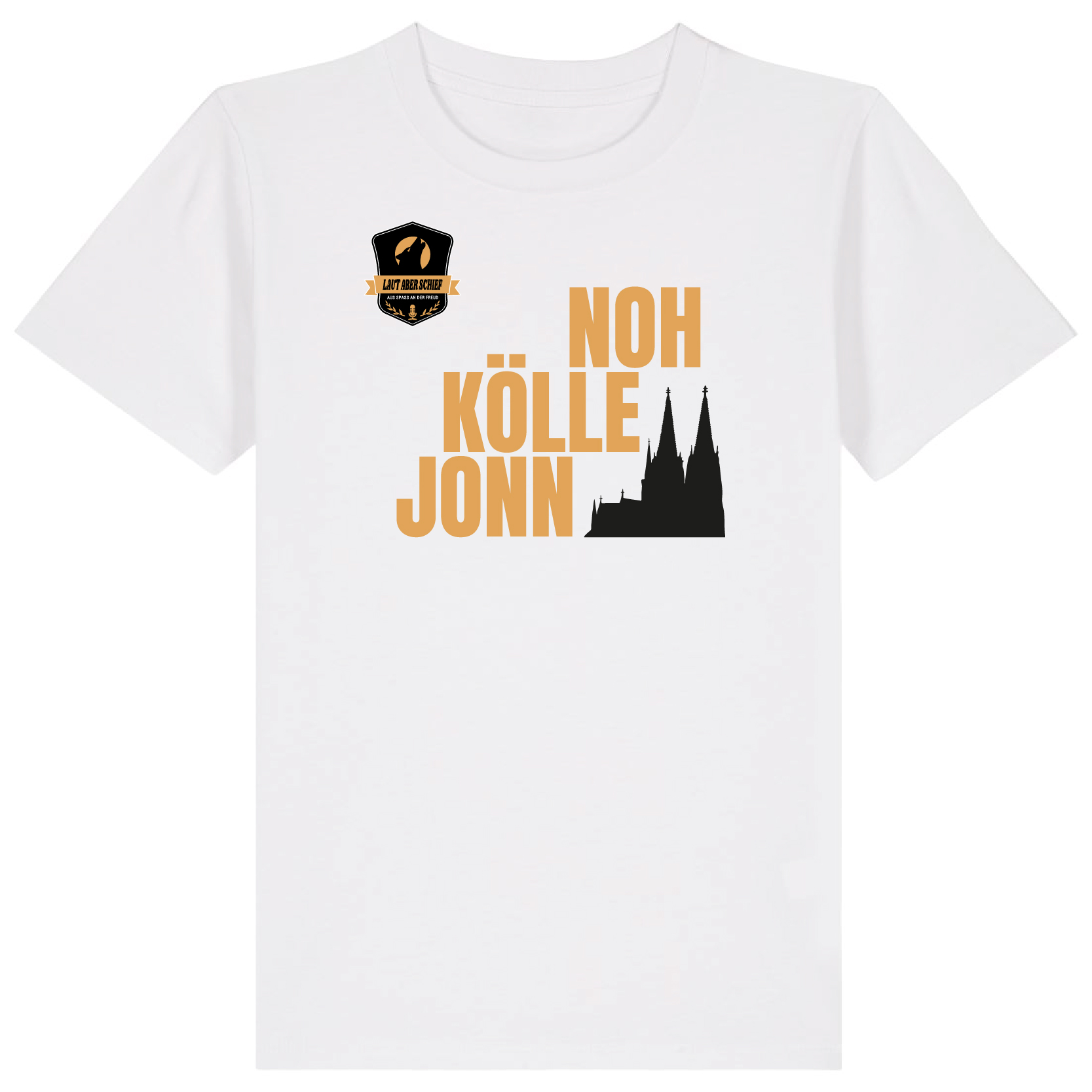 Pänz-T-Shirt White – NOHKÖLLEJONN-Gold 1.0