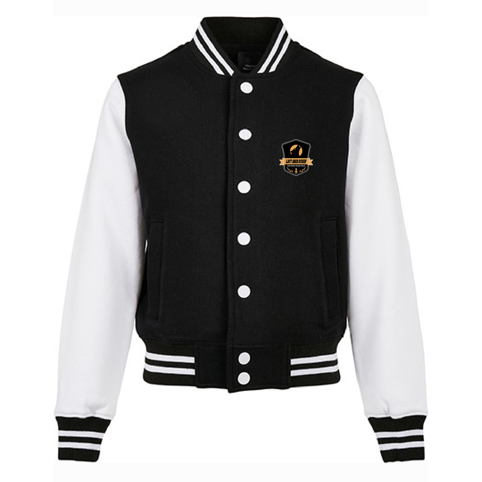 PÄNZ-College Jacke Black/White