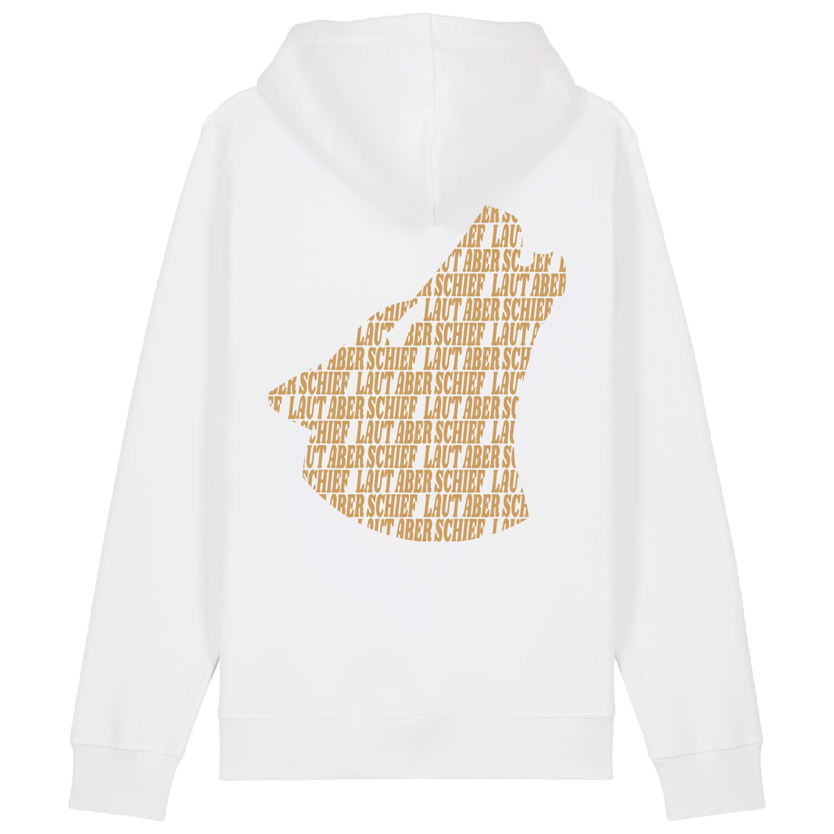 Kapuzenpullover White - Wolf/Gold 
