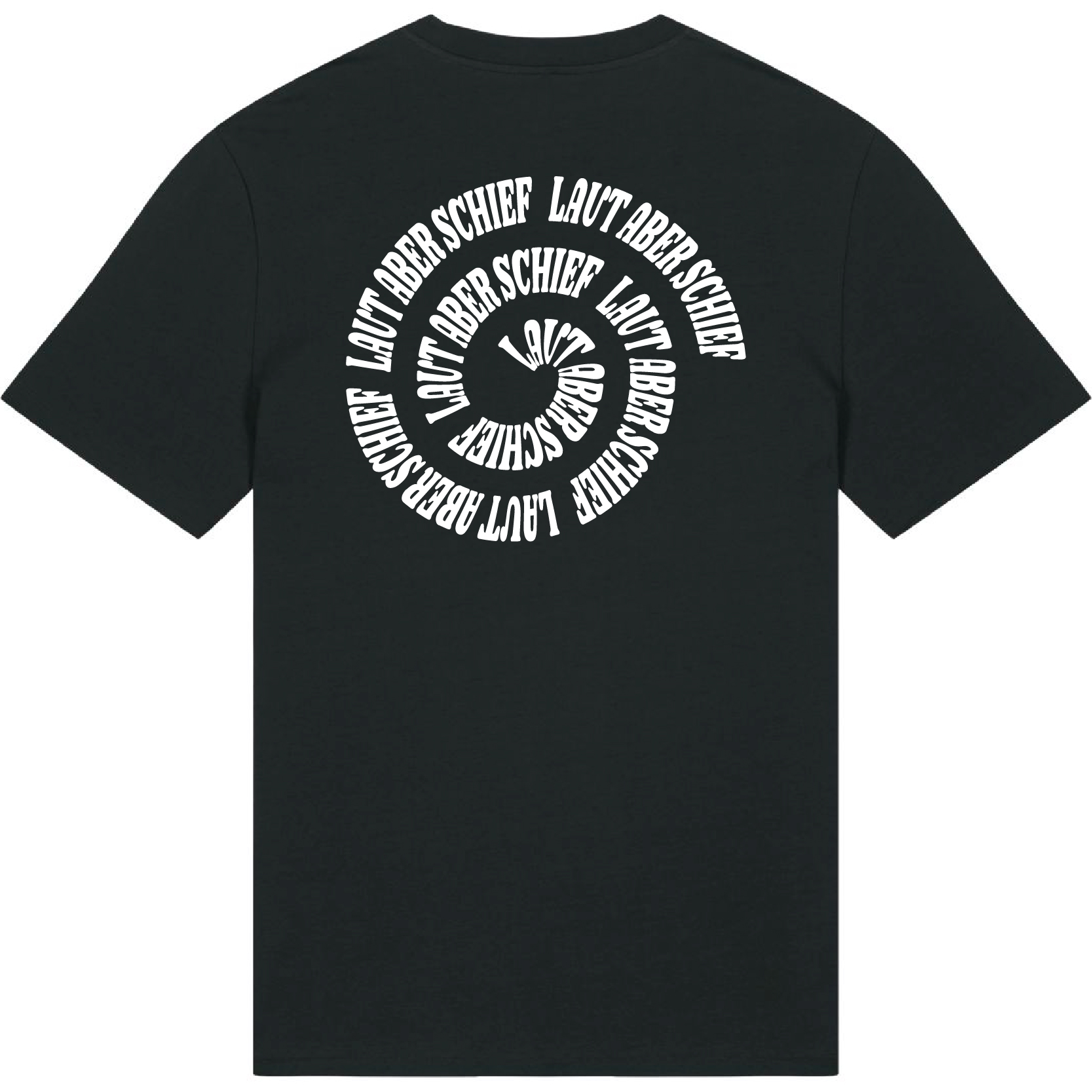 T-Shirt Black - Spirale/White