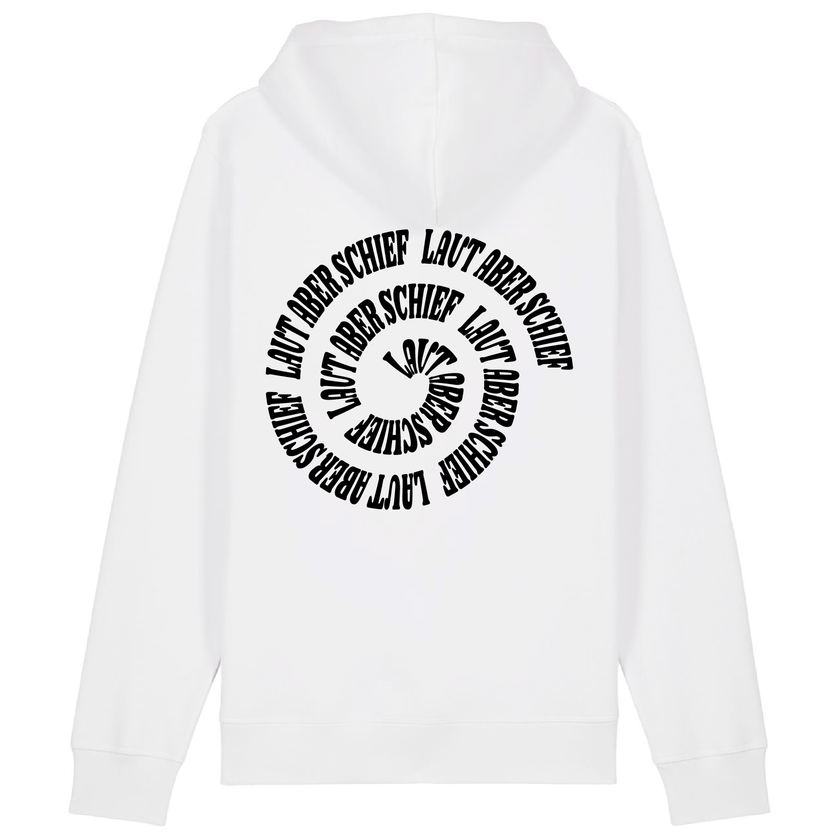 Kapuzenpullover White - Spirale/Black 